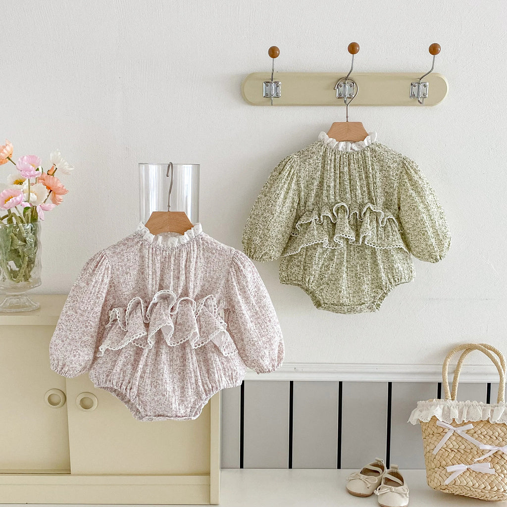 Double Layers Lace Romper