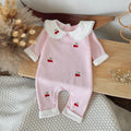Pink Cherry Print Jumpsuit