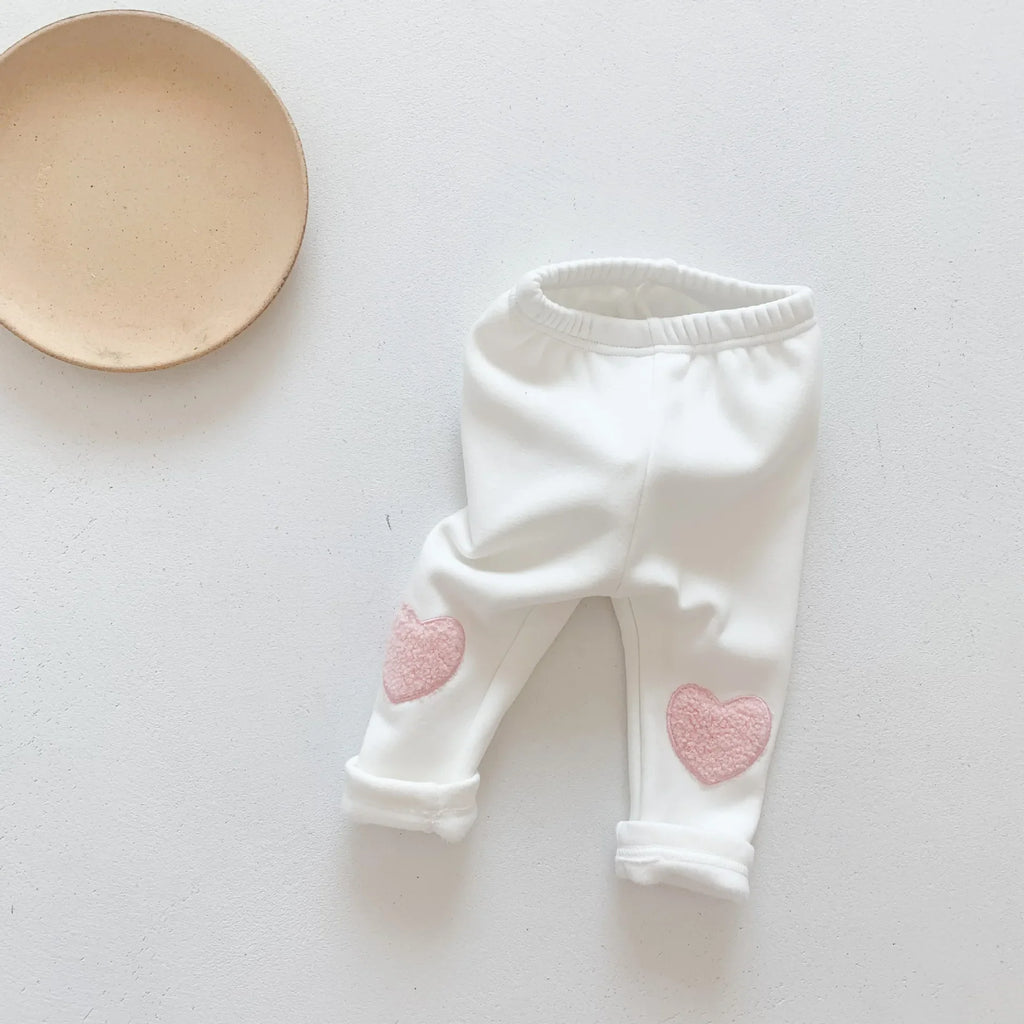 Baby Girl Heart Cotton Pants