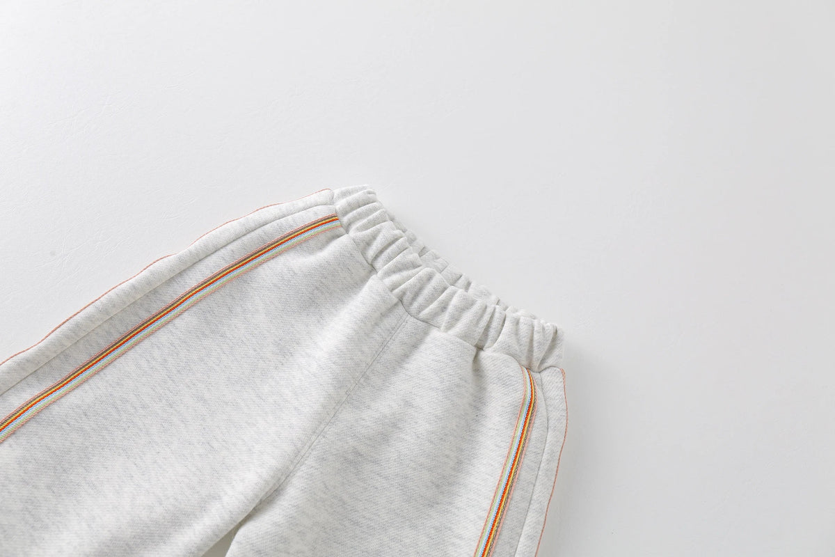 Rainbow Embroidery Jogger Set