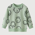 Printed Long Sleeve Sweater
