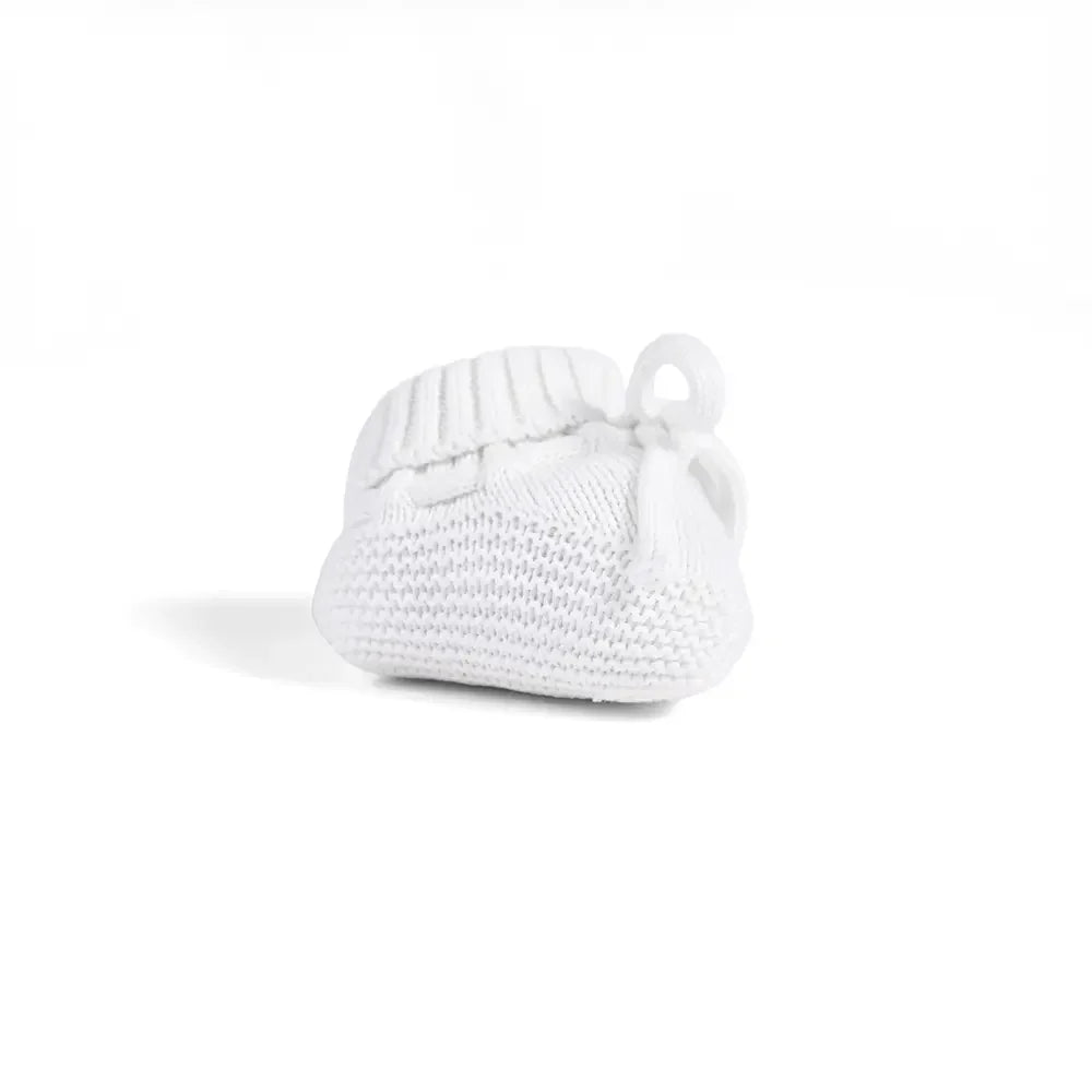 Knitted Booties in White
