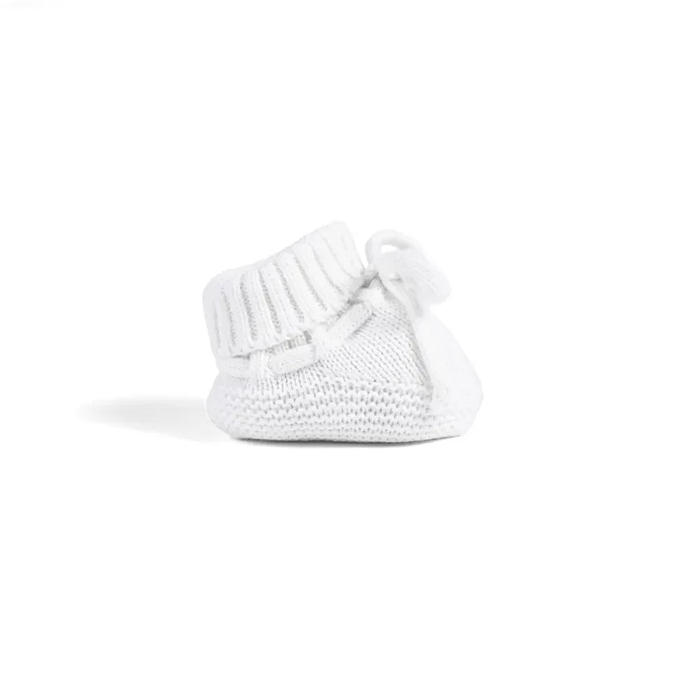 Knitted Booties in White