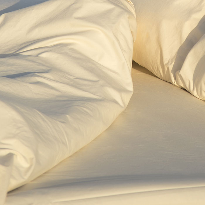 Organic Cotton Sateen Duvet Cover