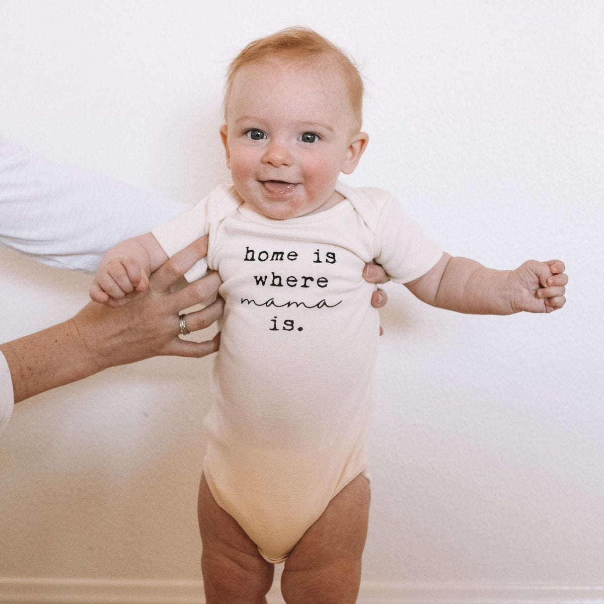 Home is Where Mama is Organic Baby Bodysuit