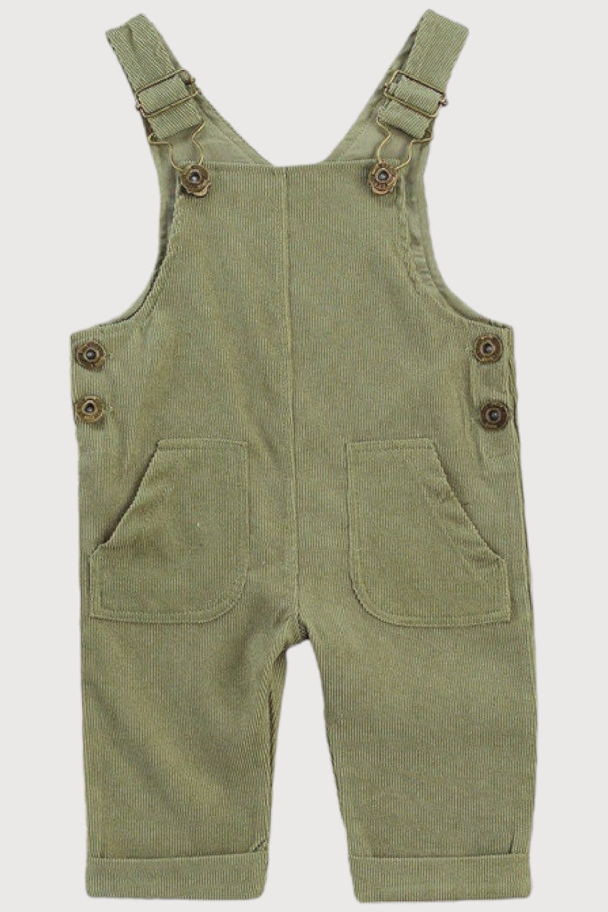 Double Pocket Corduroy Jumpsuit