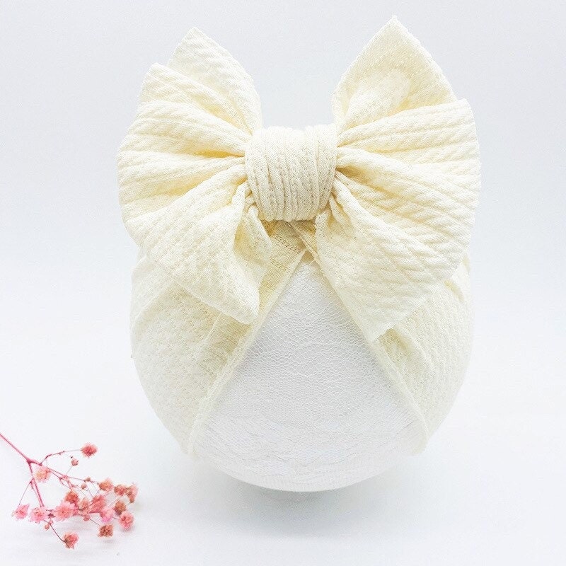 Baby Girl Large Bow Tie Headband