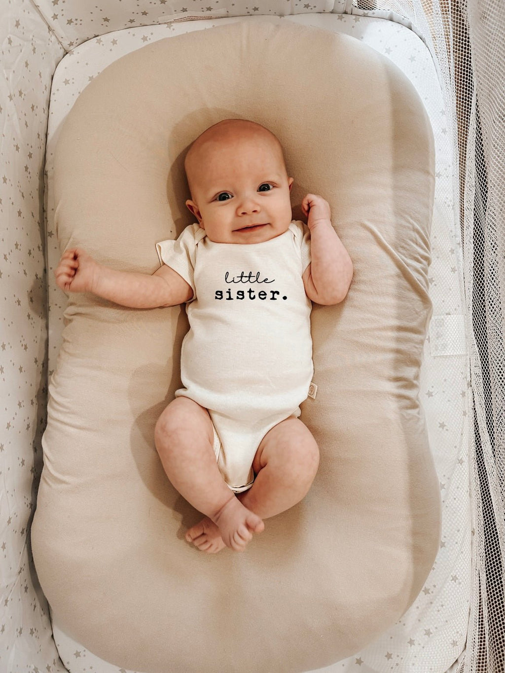 Little Sister Organic Baby Bodysuit