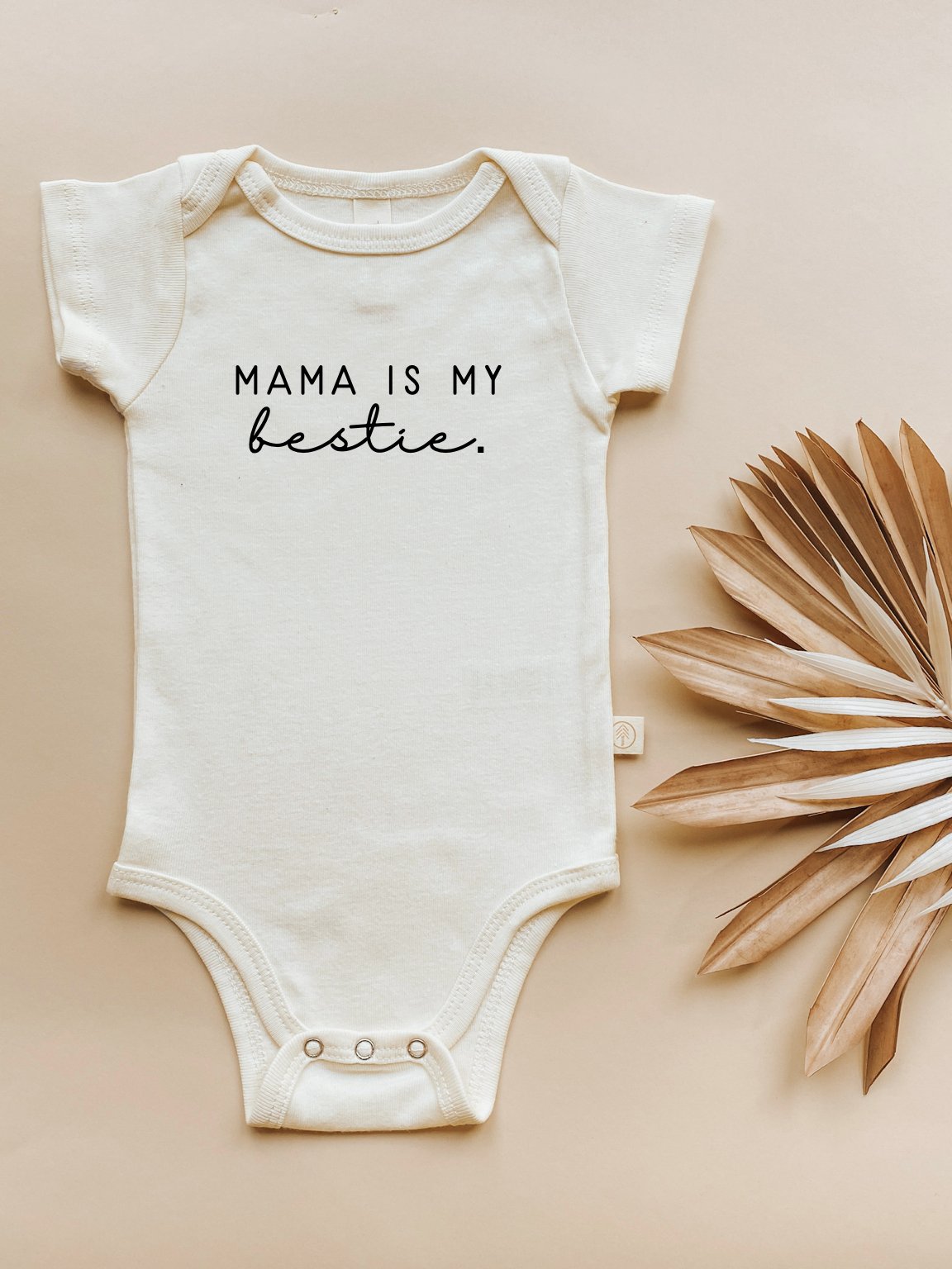 Mama is my Bestie Organic Baby Bodysuit