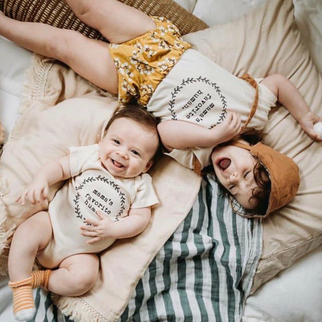 Mama's Favorite Human Organic Baby Bodysuit