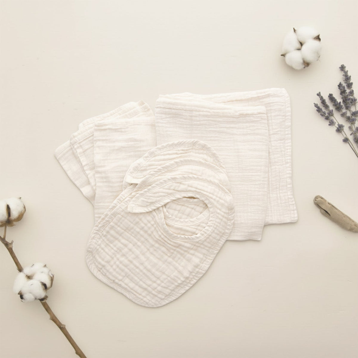 Organic Cotton Muslin Baby Bundle Set