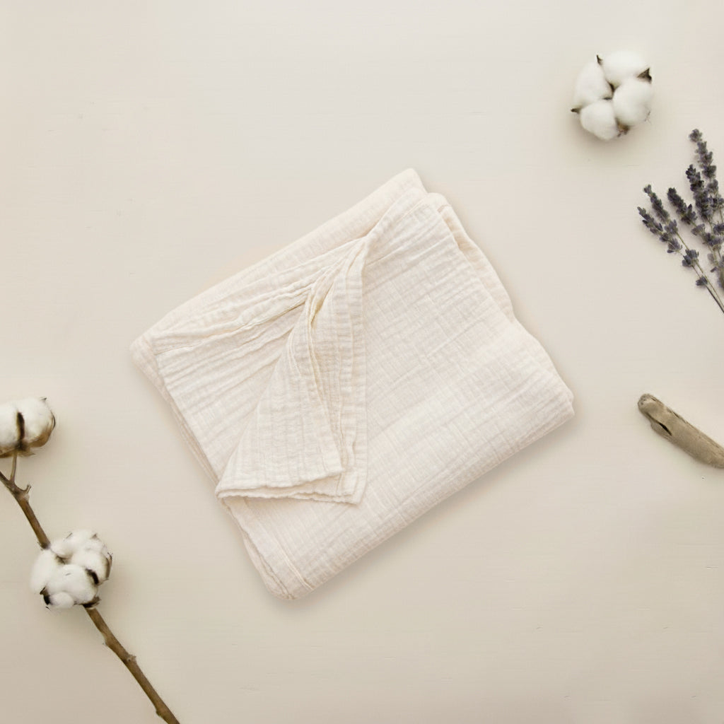 Organic Cotton Muslin Swaddle