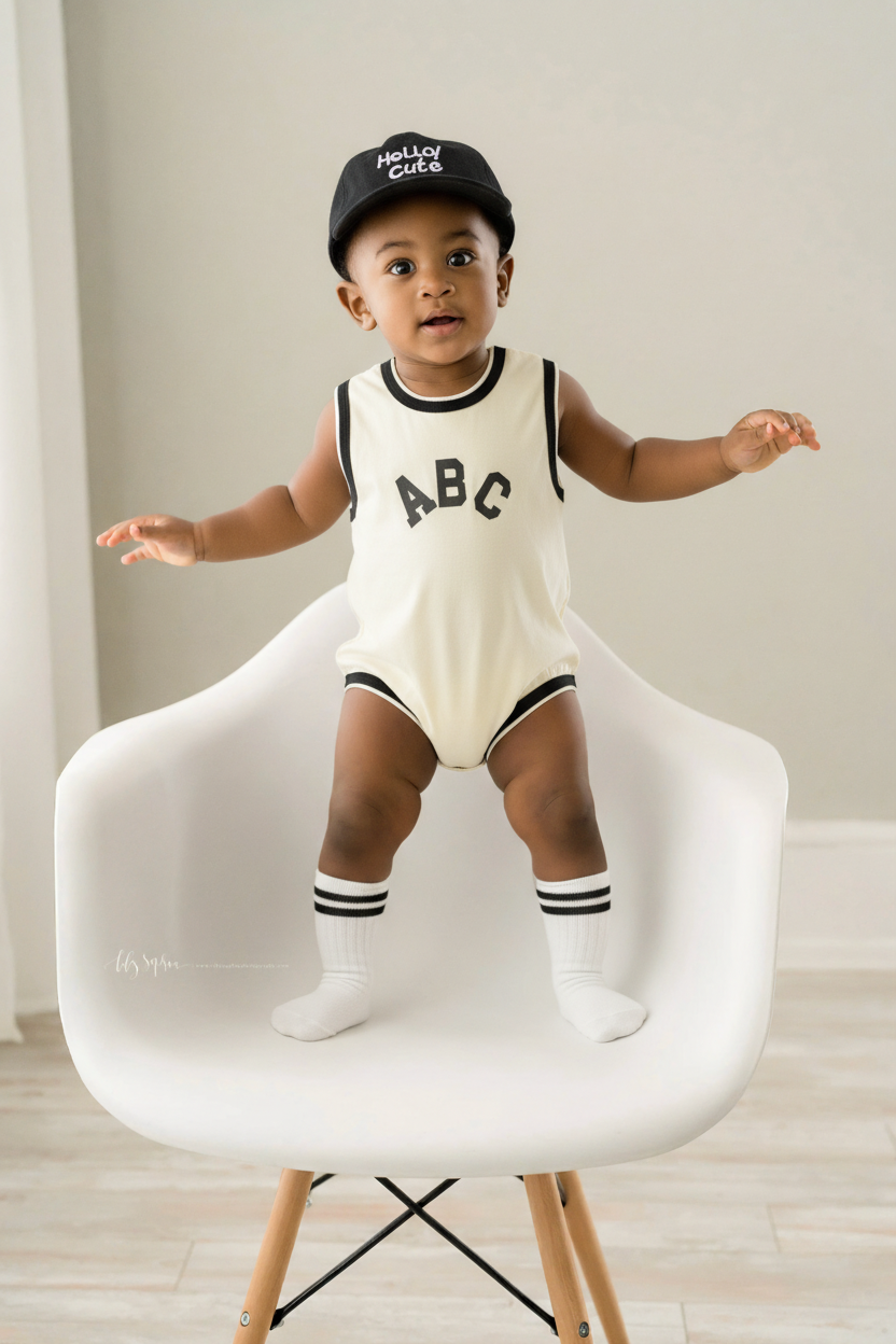 ABC Sporty Romper